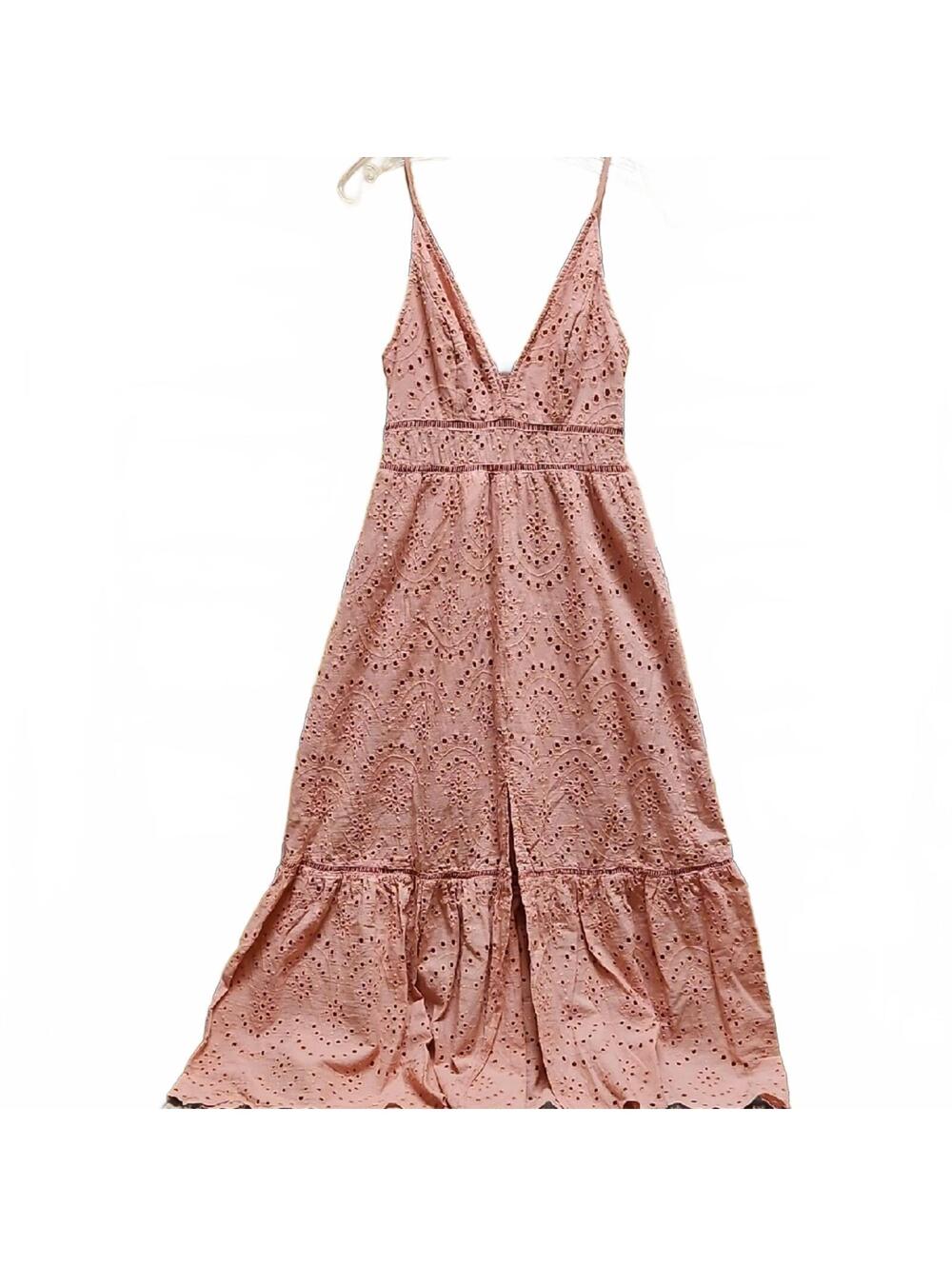Simplee |  Blush Eyelet Sundress | M